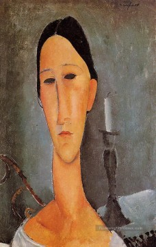 portrait Tableau Peinture - portrait d’anna zborowska 1919 Amedeo Modigliani